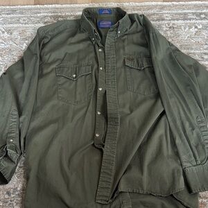 Pendleton Men's Green Shirt Jacket